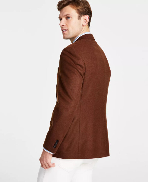 Erkaklar uchun jun CasModazoneere Luxury Classic Fit Sport Coat Vicuna - 2