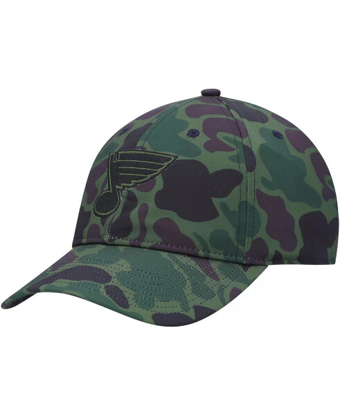 Erkaklar uchun kamuflyaj St. Louis Blues Locker Room Slouch sozlanuvchan shlyapa Camo - 4