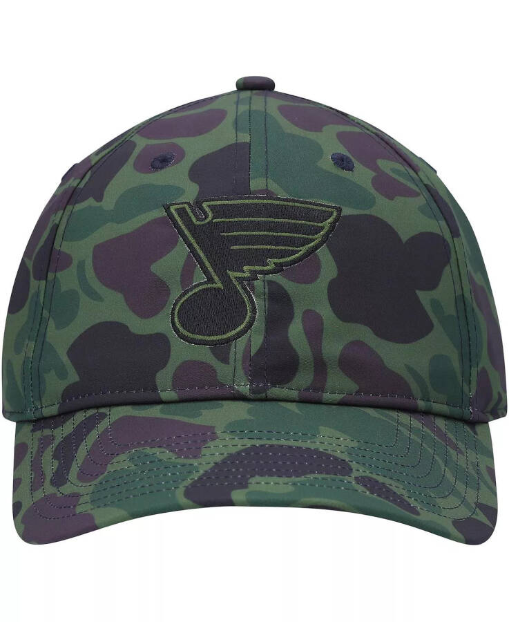 Erkaklar uchun kamuflyaj St. Louis Blues Locker Room Slouch sozlanuvchan shlyapa Camo - 6