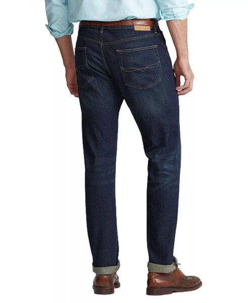 Erkaklar uchun katta va keng Hampton Relaxed Straight Jeans ko'k - 2