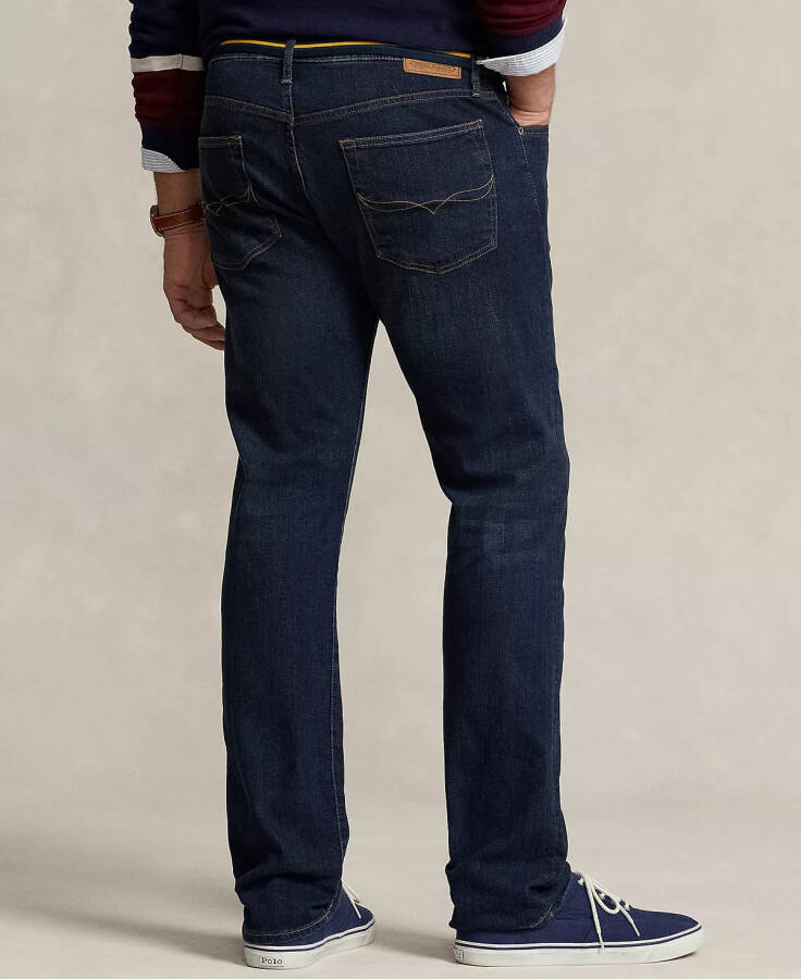 Erkaklar uchun katta va keng Hampton Relaxed Straight Jeans ko'k - 4