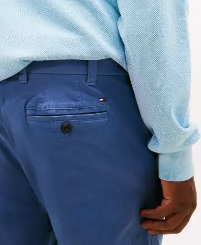 Erkaklar uchun katta va uzun TH Flex Stretch tayyorlangan chino shimlari - Vintage Indigo - 4