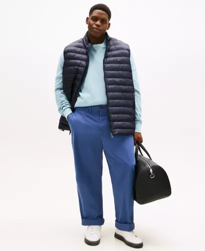 Erkaklar uchun katta va uzun TH Flex Stretch tayyorlangan chino shimlari - Vintage Indigo - 5