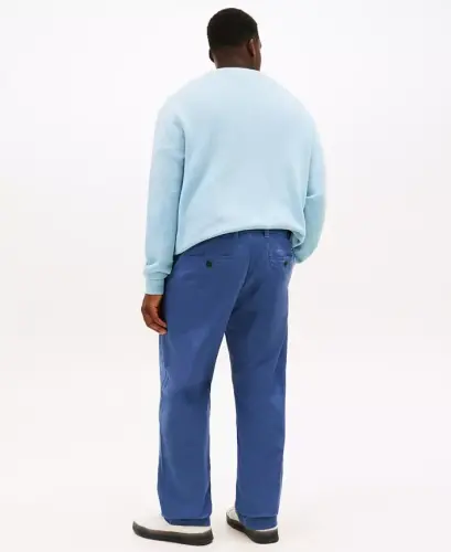 Erkaklar uchun katta va uzun TH Flex Stretch tayyorlangan chino shimlari - Vintage Indigo - TOMMY HILFIGER (1)