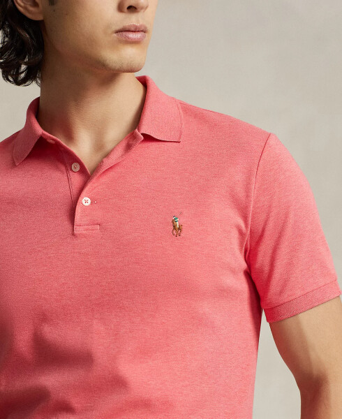 Erkaklar uchun Klassik, bekamu paxtadan tikilgan Polo futbolkasi Highland Rose Heather - 5