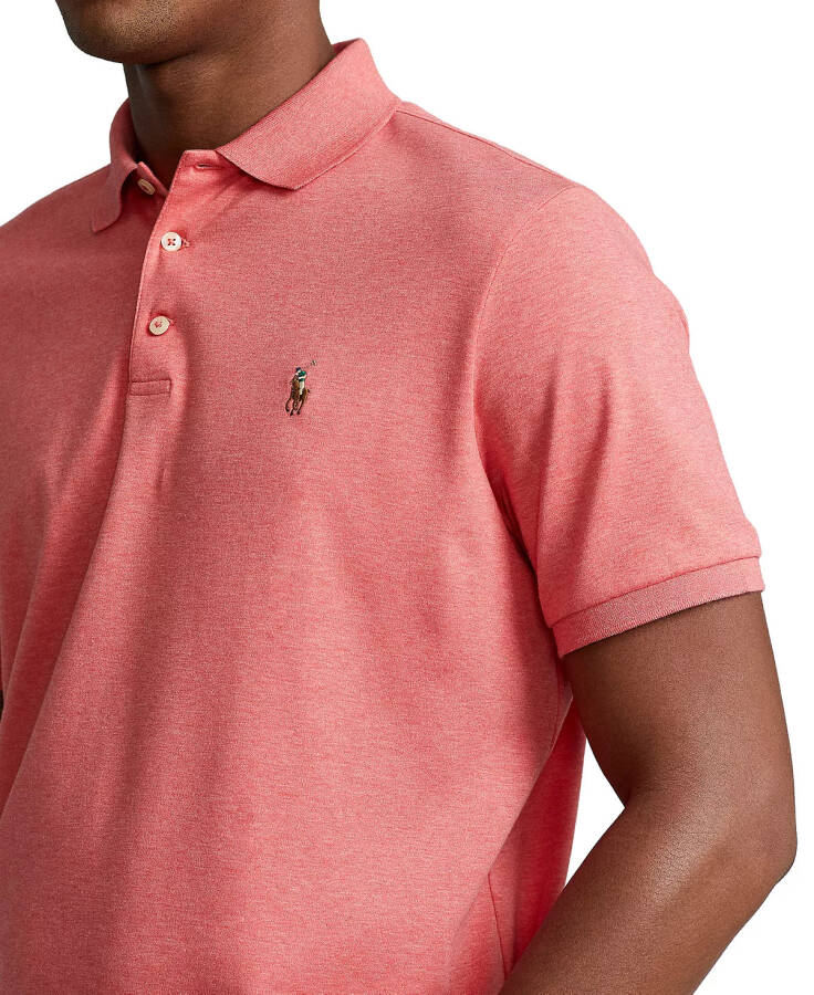 Erkaklar uchun Klassik, bekamu paxtadan tikilgan Polo futbolkasi Highland Rose Heather - 7