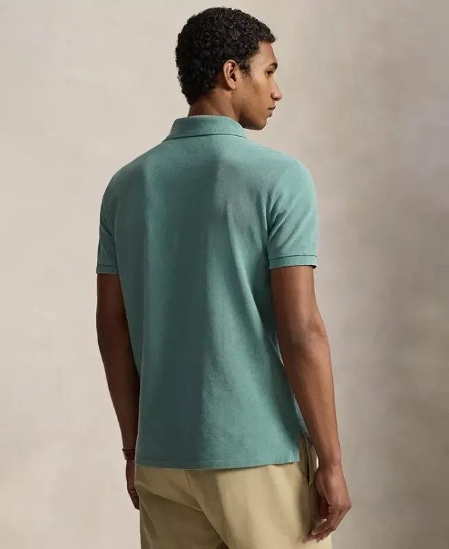 Men's Classic-Fit Mesh Polo Shirt - Greenscape/C6125 - 5