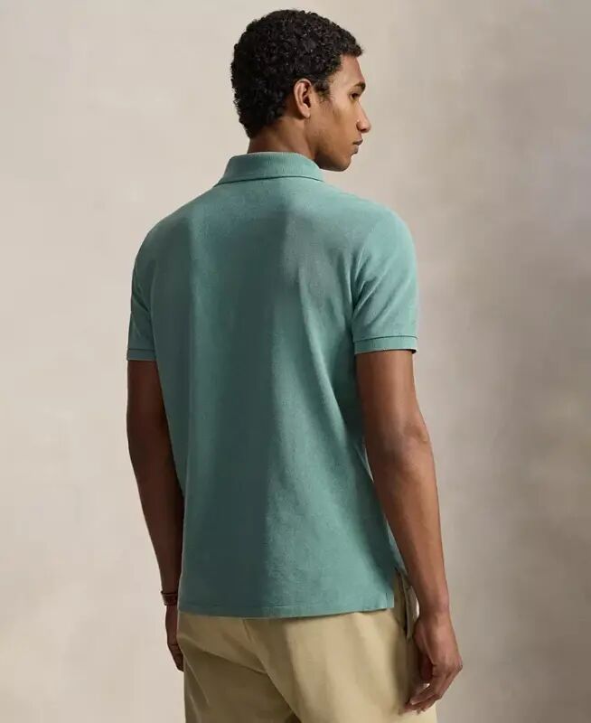 Men's Classic-Fit Mesh Polo Shirt - Greenscape/C6125 - 5