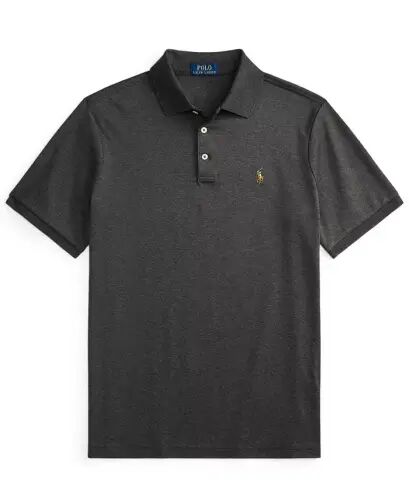 Erkaklar uchun klassik bichimdagi yumshoq paxtadan tikilgan polo ko‘ylagi - Windsor Heather - 6