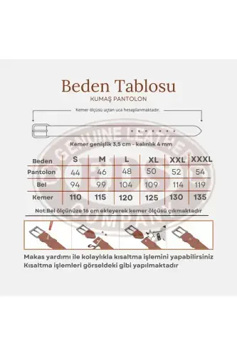 Erkaklar uchun klassik kamar 2 dona - 7