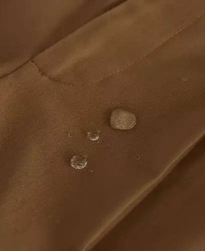 Erkaklar uchun klassik kesimli, burmali, ütüsiz, dog'lardan himoya qiluvchi shim – Yangi Britaniya xaki rangi - 4