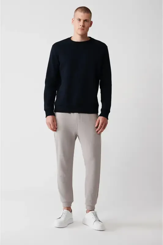 Erkaklar uchun ko'k rangli Unisex sviter - 6