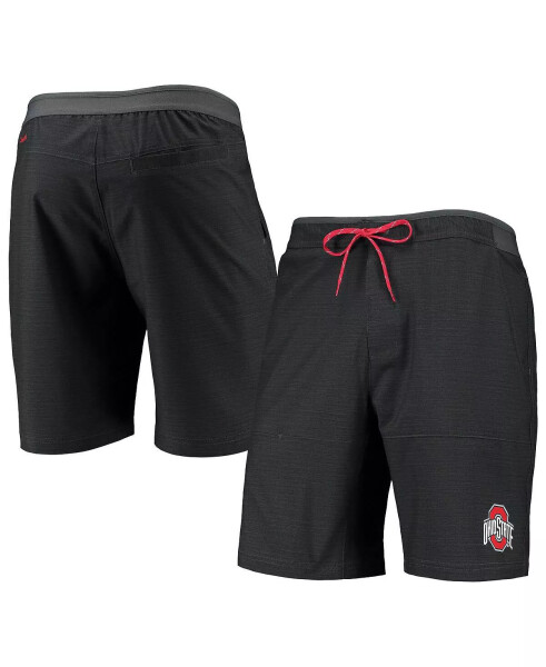 Erkaklar uchun ko'mir rangli Ohio State Buckeyes Twisted Creek Omni-Shield shortilari - 1