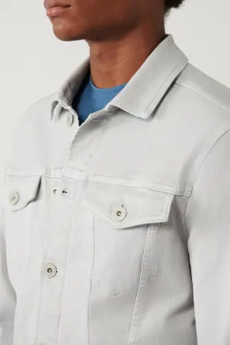 Erkaklar uchun kulrang denim ko'ylagi - AVVA (1)