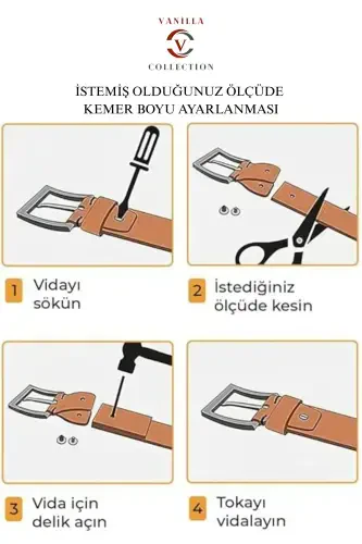Erkaklar uchun laklangan teri kostyum kamarasi, kumush toka bilan, qora rang - 7
