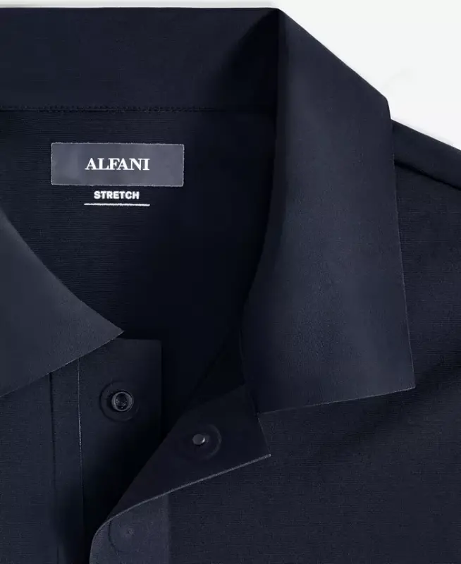 Men's Laser Cut Short Sleeve Performance Polo Shirt, Exclusively at Modazone - 5