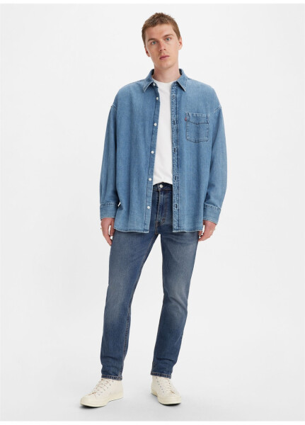 Erkaklar uchun Levi's 512 Slim Tapered Denim jinsi shimlari - 11