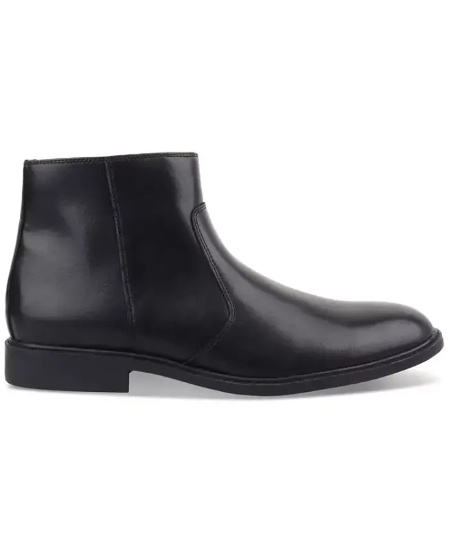 Men's Liam Side-Zip Boots, Created for Modazone-Black - 2