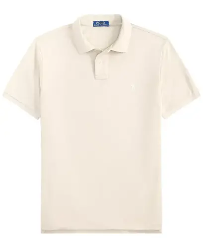 Men's Custom Slim-Fit Mesh Polo Shirt - Classic Stone/C8125 - 6