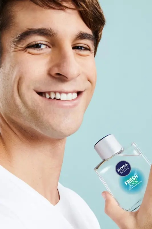 Erkaklar uchun Men Cool Kick Fresh Soqol Keyin Losoni 100ml, Salqin Yangilash - 4