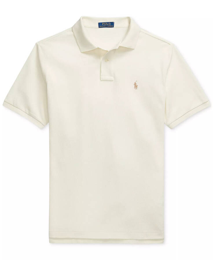 Erkaklar uchun Mesh Polo ParcModazoneent Cream/c8634 - 5