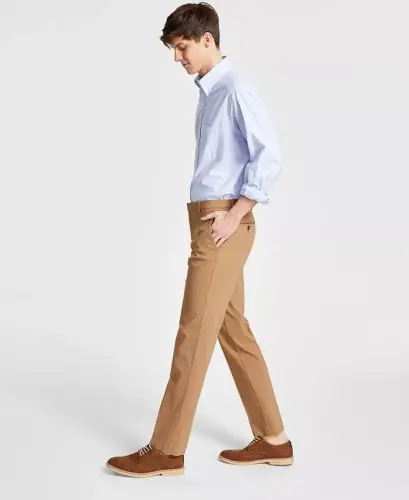 Erkaklar uchun Modern-Fit TH Flex Stretch Solid Performance Shimlari - Och bej - TOMMY HILFIGER (1)