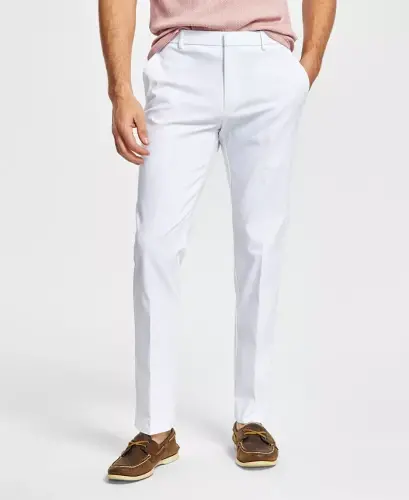 Erkaklar uchun Modern-Fit TH Flex Stretch Solid Performance Shimlari - Oq - 2