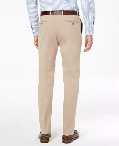 Erkaklar uchun Modern-Fit TH Flex Stretch Solid Performance Shimlari — Qo'ng'ir - 3