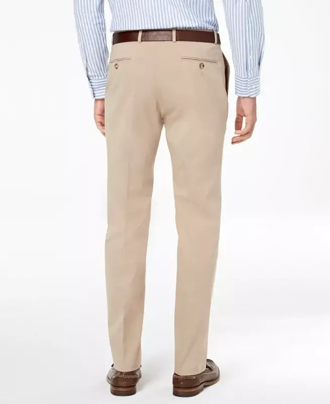 Erkaklar uchun Modern-Fit TH Flex Stretch Solid Performance Shimlari — Qo'ng'ir - 3
