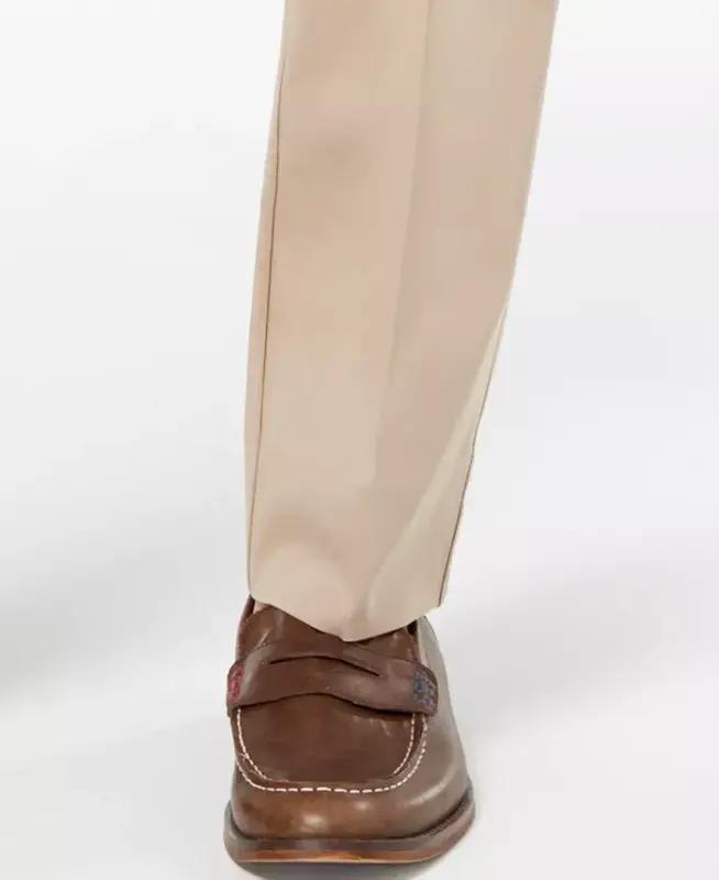 Erkaklar uchun Modern-Fit TH Flex Stretch Solid Performance Shimlari — Qo'ng'ir - 6