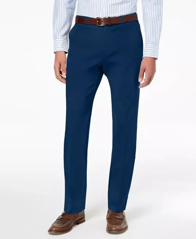Erkaklar uchun Modern-Fit TH Flex Stretch Solid Performance Shimlari - Qora - 1