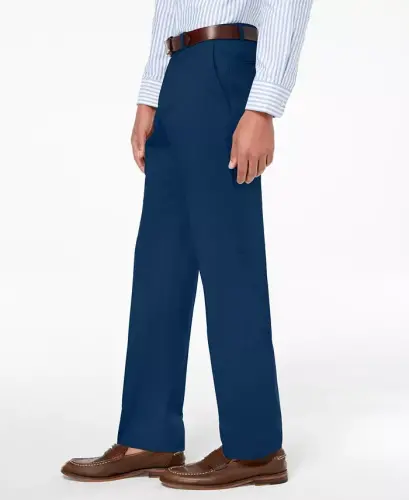 Erkaklar uchun Modern-Fit TH Flex Stretch Solid Performance Shimlari - Qora - 4