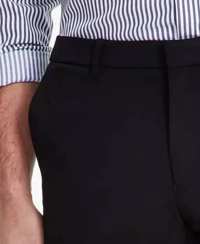 Erkaklar uchun Modern-Fit TH Flex Stretch Solid Performance Shimlari — Qora - 5