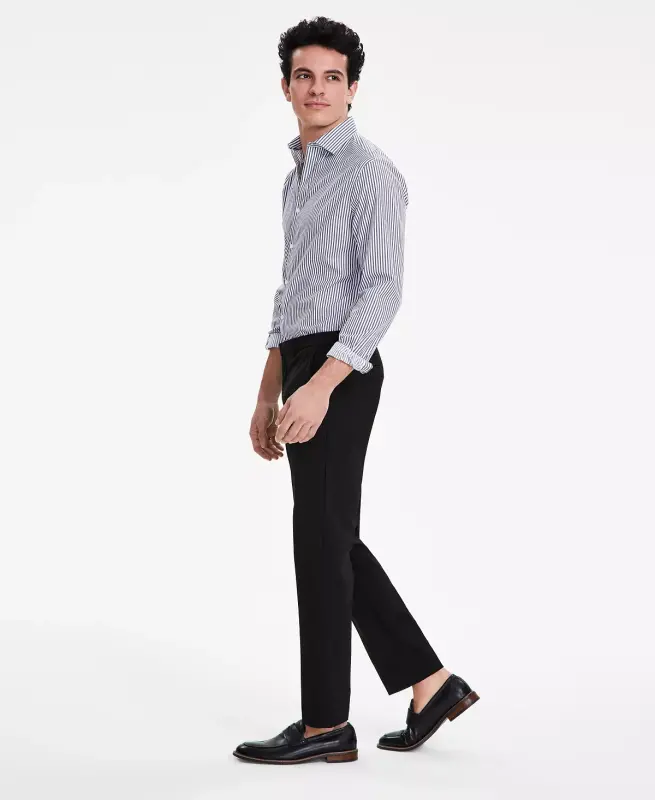 Erkaklar uchun Modern-Fit TH Flex Stretch Solid Performance Shimlari — Qora - 8