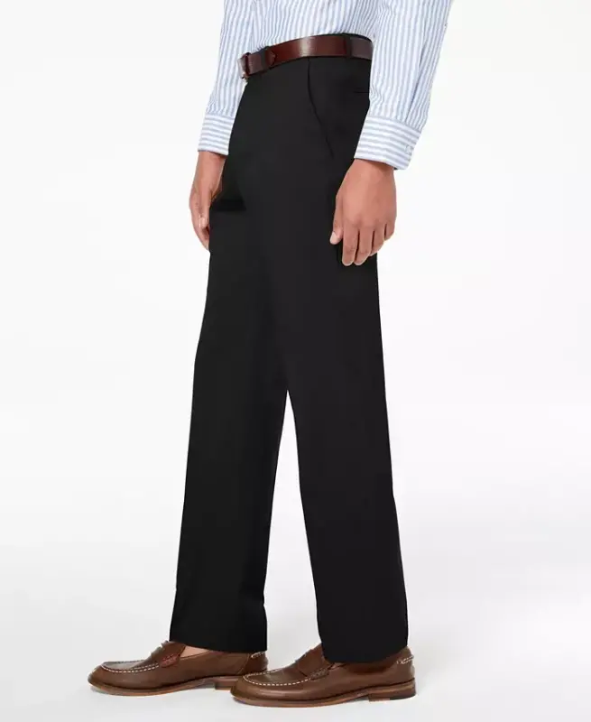 Erkaklar uchun Modern-Fit TH Flex Stretch Solid Performance Shimlari — Qora - 2