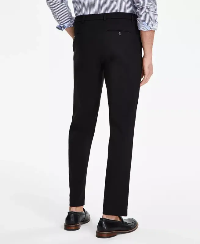 Erkaklar uchun Modern-Fit TH Flex Stretch Solid Performance Shimlari — Qora - 7