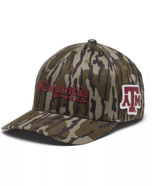 Erkaklar uchun Mossy Oak Camo Texas A&M Aggies Bottomland Flex shlyapa - 1