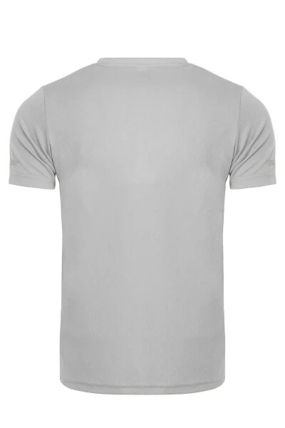 Erkaklar uchun namlikni yutadigan tez quriydigan sport texnologiyali sport t-shirt - 3