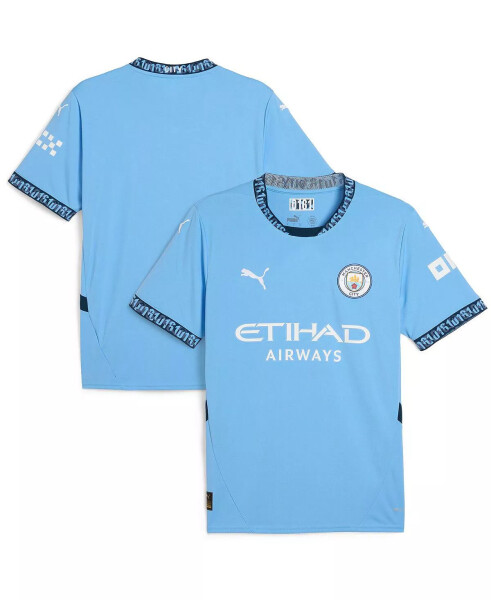 Erkaklar uchun ochiq ko'k Manchester City 2024/25 Uy uy replica formasi Ochiq ko'k - 1