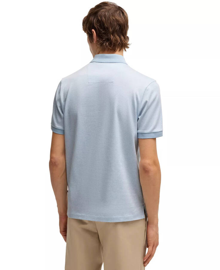 Erkaklar uchun oddiy bichimli mikro naqshli polo - 4