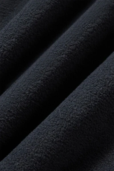 Erkaklar uchun o'lchamli qora polar sport shimlari - 4