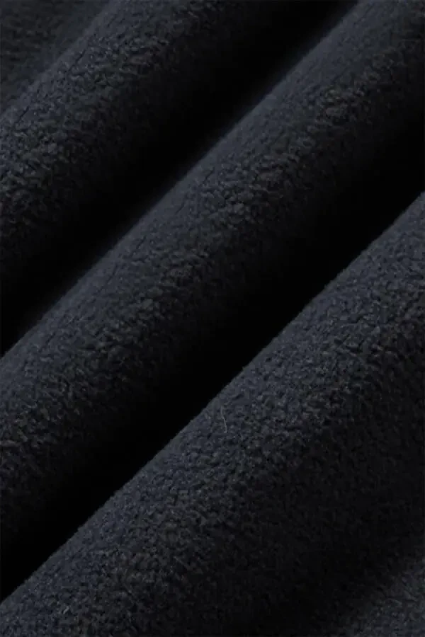 Erkaklar uchun o'lchamli qora polar sport shimlari - 4