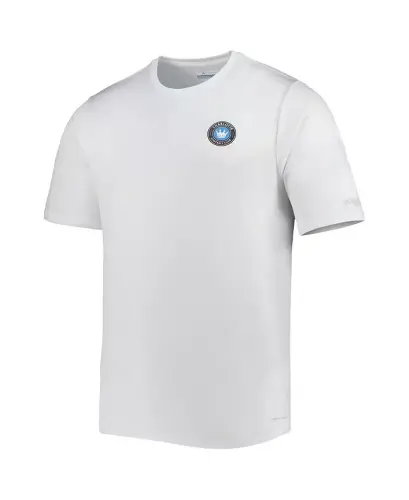 Erkaklar uchun oq Charlotte FC Terminal Tackle Omni-Shade Futbolka - Oq - 3