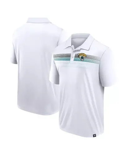 Erkaklar uchun oq Jacksonville Jaguars G'alaba uchun biz Interlock Polo ko'ylagi - 1