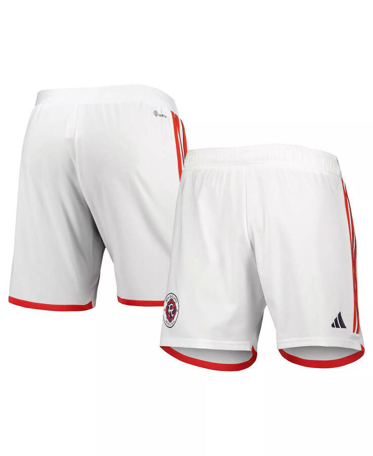 Erkaklar uchun oq New England Revolution 2023 Away AEROREADY Authentic Shorts White - 5