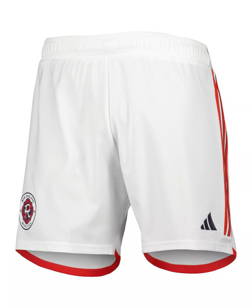 Erkaklar uchun oq New England Revolution 2023 Away AEROREADY Authentic Shorts White - 7