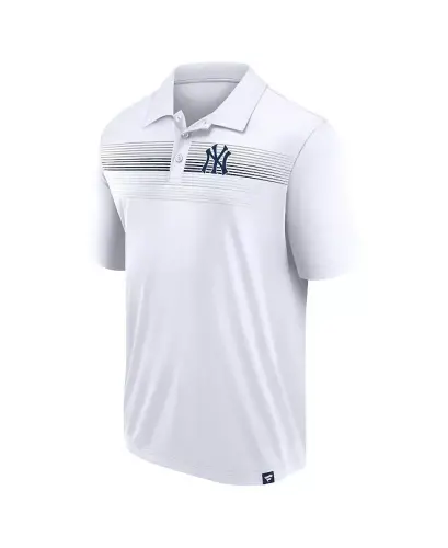 Erkaklar uchun oq New York Yankees katta bo'yli Victory For Us Interlock polo ko'ylagi - 3