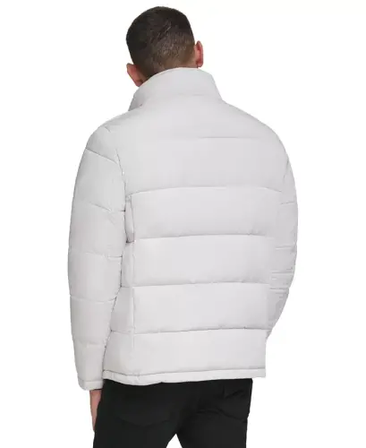 Erkaklar uchun o'rnatilgan bib detallari bilan puffer, Modazone-Frost uchun yaratilgan - 5