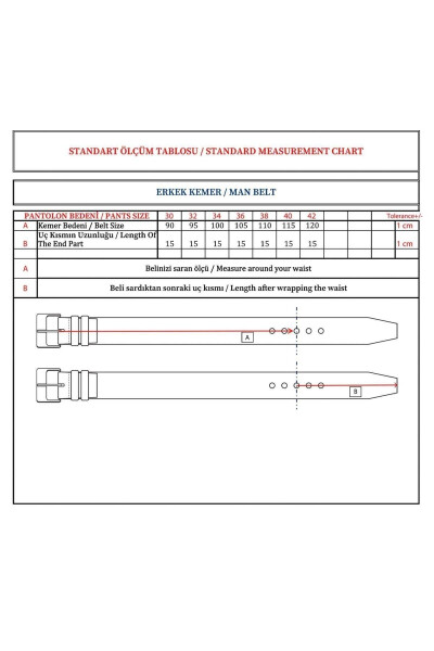 Erkaklar uchun oval toka bilan sun'iy charm jinsi kamar - 4