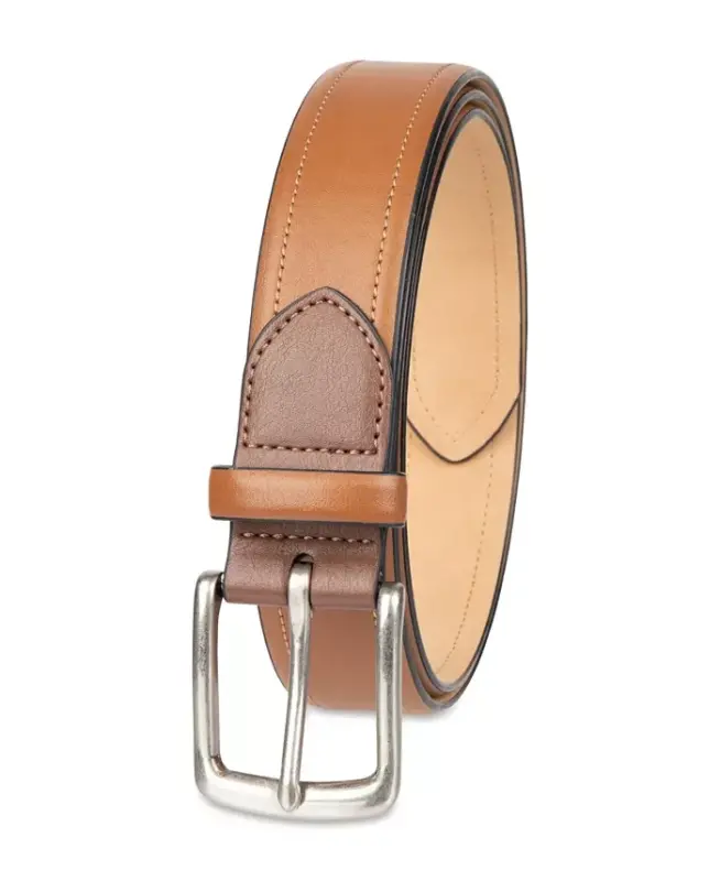 Men's Feather Edge Contrast Casual Belt - 2